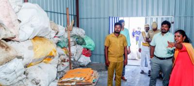 சாயல்குடி வளமீட்பு பூங்காவில் ராமநாதபுரம் ஆட்சியர் ஆய்வு