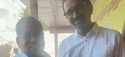 உணவுத்துறை அமைச்சரிடம் காங்.,நிர்வாகி முக்கிய மனு