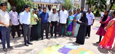 கீழக்கரை -வாக்காளர் விழிப்புணர்வு நிகழ்ச்சி