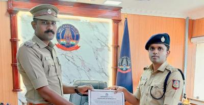 தூத்துக்குடி மாவட்டத்தில் சிறப்பாக பணியாற்றிய போலீசாருக்கு பாராட்டு சான்றிதழ்