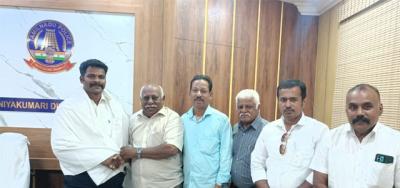 கன்னியாகுமரி எஸ்பி.,யுடன் மண்டப உரிமையாளர்கள் சந்திப்பு