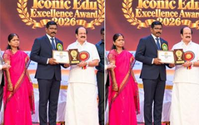 கவிஞர் சோதுகுடி சண்முகத்துக்கு விருது வழங்கி கெளரவிப்பு
