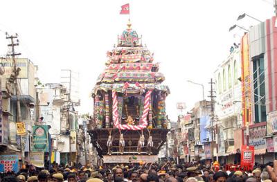 தூத்துக்குடி சிவன் கோவில் தேரோட்டம் கோலாகலம்