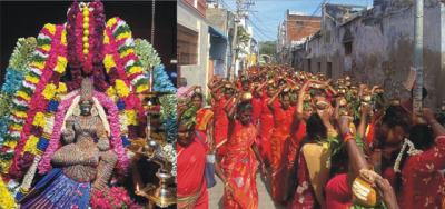 தூத்துக்குடி- மேலூர் ஆதிபராசக்தி சக்திபீடம் சார்பில் 1008 கஞ்சி கலயம்