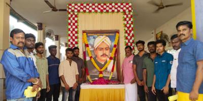 வஉசி பிறந்தநாள் - இந்து முன்னணி மரியாதை