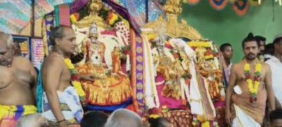பரமக்குடி : மீனாட்சி- சுந்தரேஸ்வரர் திருக்கல்யாண வைபவம்