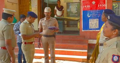 தூத்துக்குடி போக்குவரத்து காவல் அலுவலகத்தில் மாவட்ட எஸ்பி., ஆய்வு