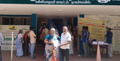 அதிமுக பிரமுகர் மீது கன்னியாகுமரி ஆட்சியரிடம் பரபரப்பு புகார்